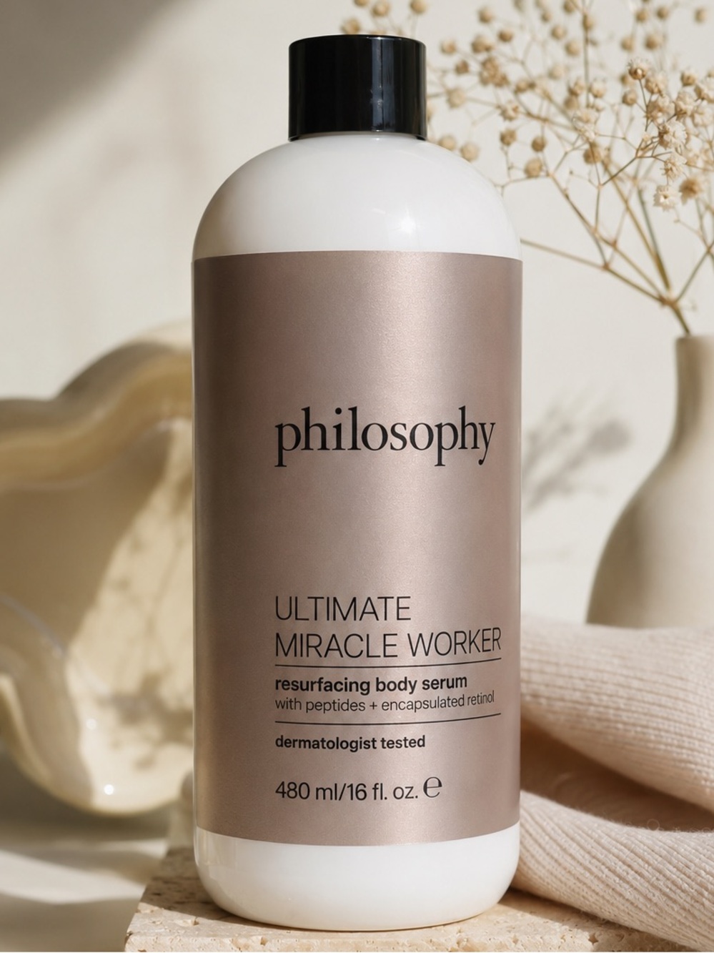 Philosophy Ultimate Miracle Worker Resurfacing Body Serum 16 fl oz - Jumbo Size